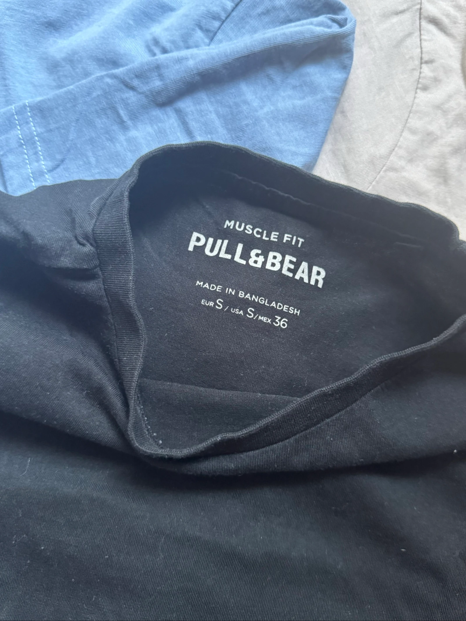 Lote de 3 camisetas básicas Pull&Bear para hombre – photo 5